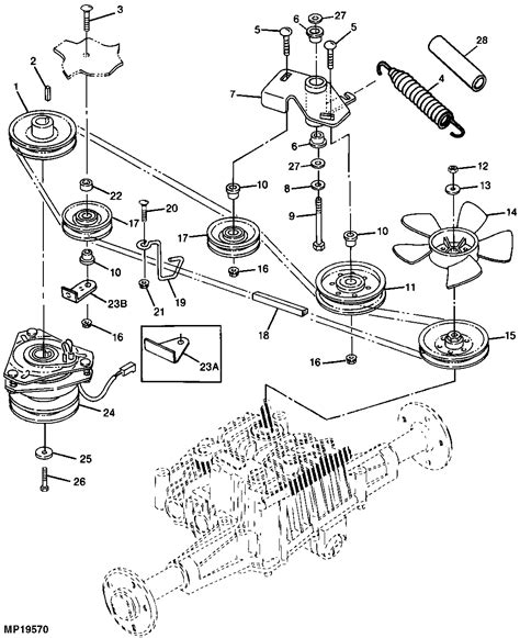 Requires BM20988 Power Flow Chute. . Jd 345 parts diagram